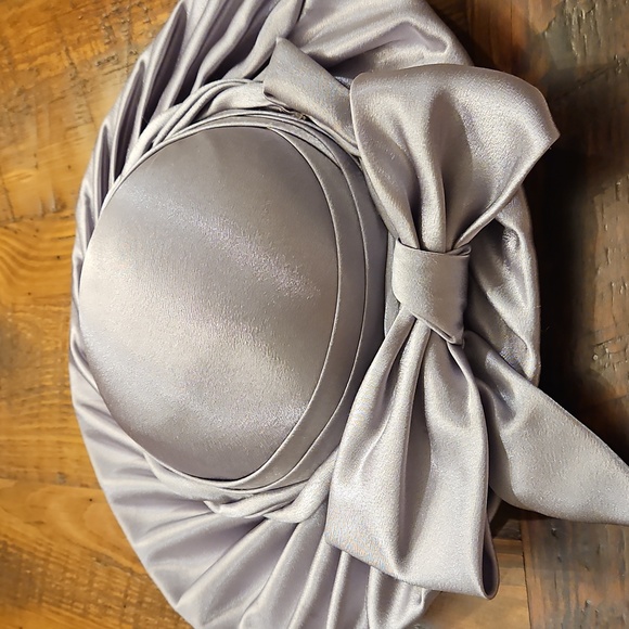 Vintage Mr. Hi\'sClassic Elegant Satin Bow Hat in Lavender main image 8